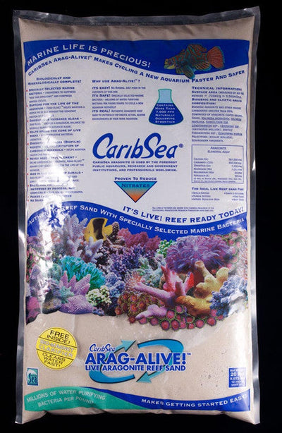 CaribSea Arag - Alive Bahamas Oolite Aquarium Sand 20 lb