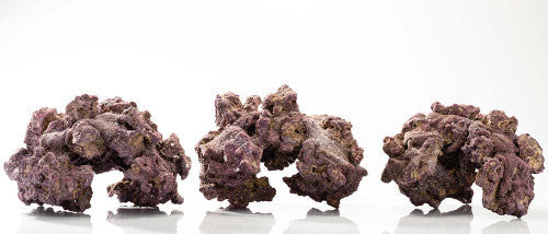 CaribSea LifeRock Cave Purple Brown 3 Pack - Aquarium