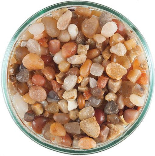 CaribSea Natural Essentials Freshwater Gravel Gemstone Creek 1/8 - 1/4’ 2/20lb {L - 1}084061 - Aquarium