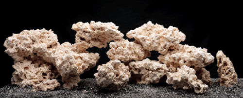 CaribSea South Seas Base Rock Tan 40 lb - Aquarium