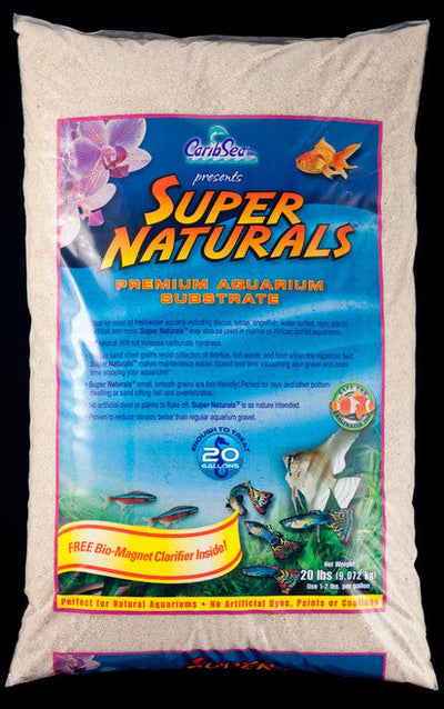 CaribSea Super Naturals Crystal River Aquarium Sand 20 lb