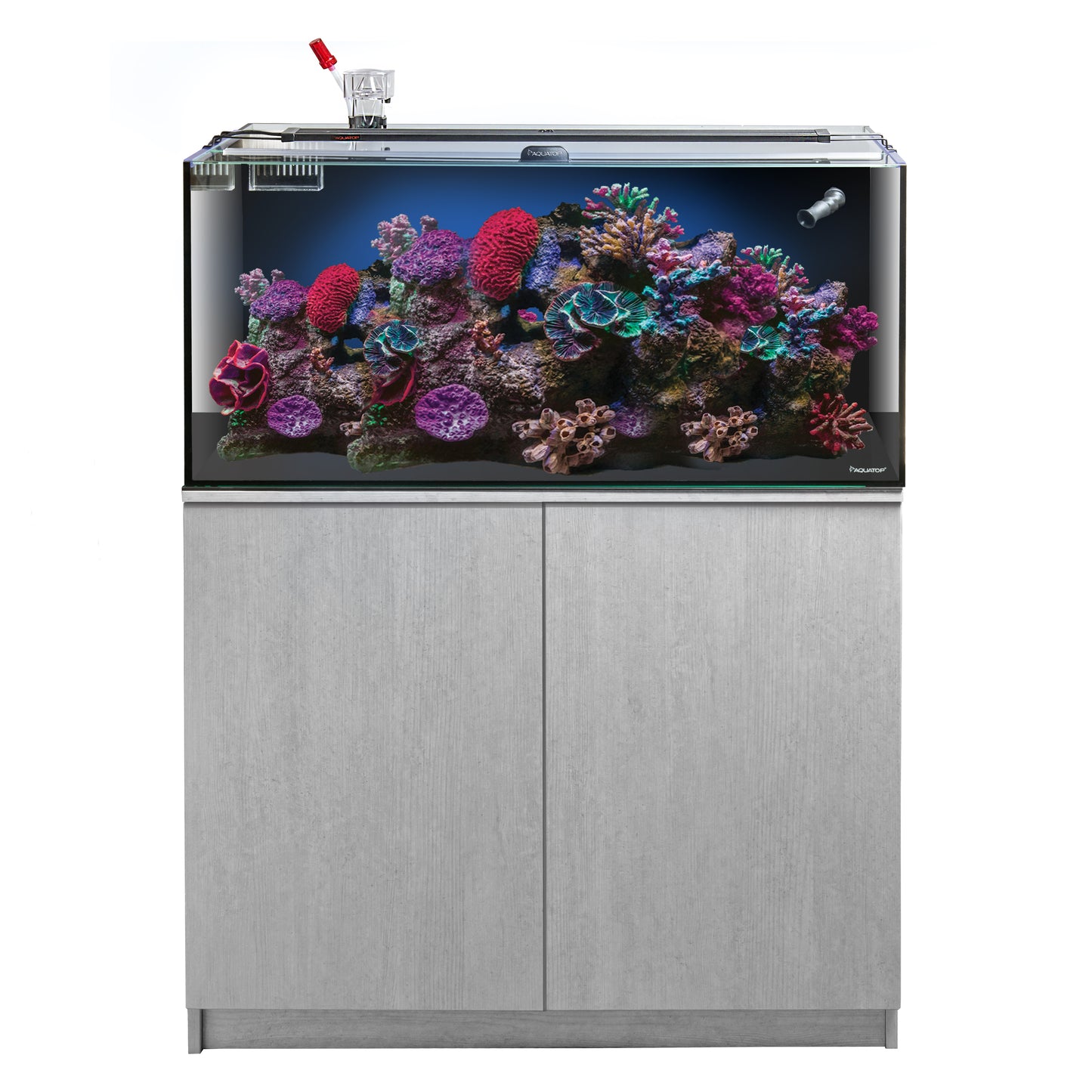 Aquatop Recife ECO Aquarium Kit w/Stand Grey 50 gal SD-3 810146750710