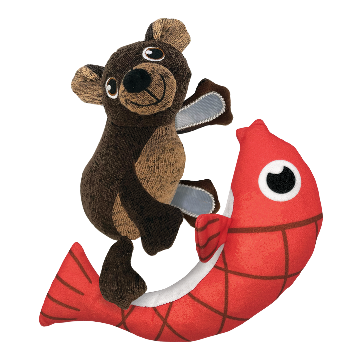 KONG Pull-A-Partz Pals Dog Toy Bear Medium 035585499734