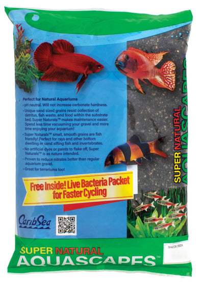CaribSea Super Natural Aquascapes Aquarium Sand Shadow Creek 2ea/20 lb 008479008114