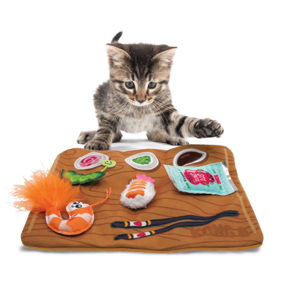 KONG Pull-A-Partz Sushi Cat Toy 035585459486