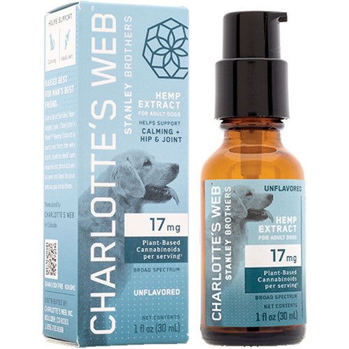 Charlotteās Web Dog Hemp Drops 17mg 30ml