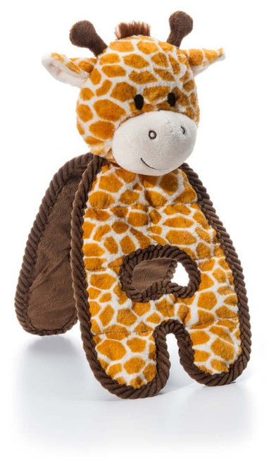 Charming Pet Products Cuddle Tugs Giraffe Dog Toy Brown 18.5