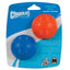 Chuckit! Strato Ball Dog Toy Blue/Orange 2pk SM