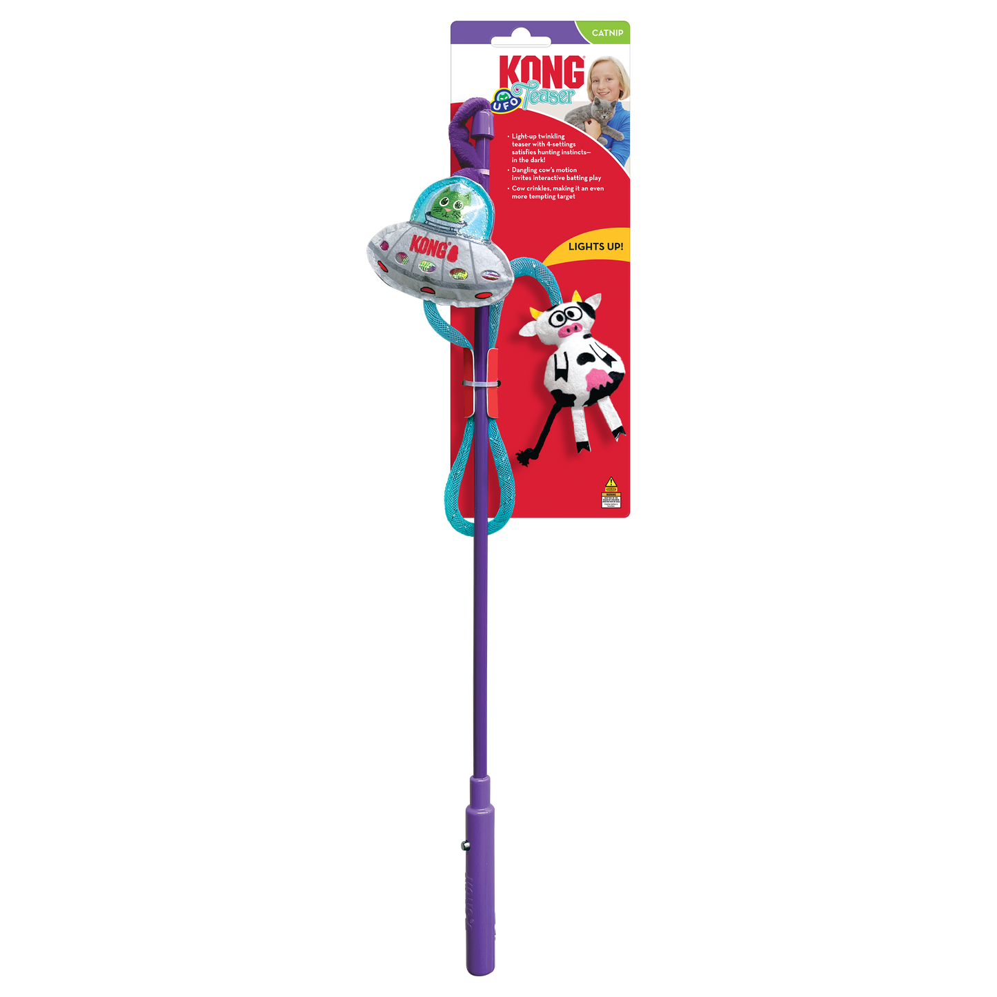 KONG Teaser UFO Cat Toy 035585524153