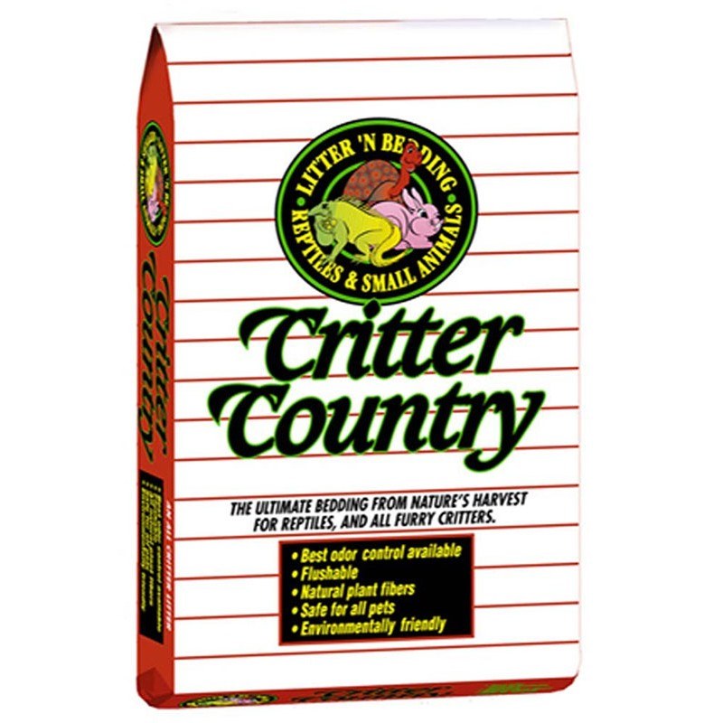 Mountain Meadows Pet Products Critter Country Bedding/Litter for Reptile and Small Animal White 40 lb 017488500403