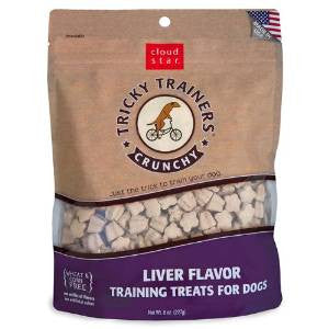 Cloud Star Crunchy Tricky Trainer Liver 8 oz. {L + 1x} 938161 - Dog
