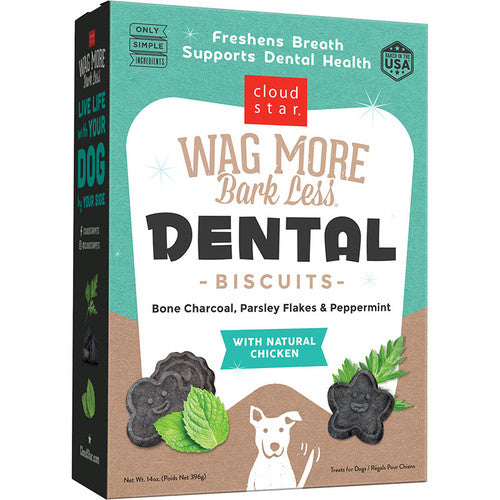 Cloudstar Dog Dental Chicken Charcoal 14oz