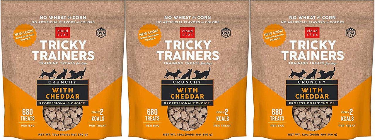 Cloudstar Dog Tricky Crunchy Cheddar 12oz 693804141019