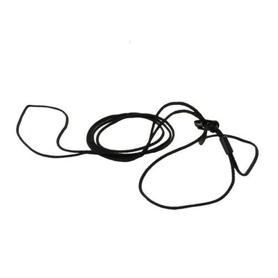 Coastal Adjustable Rabbit Harness and Leash Combo Black 3/8 in - Small - Pet