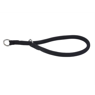 Coastal Round Nylon Training Dog Collar Black 3/8 in x 18 in (DD)