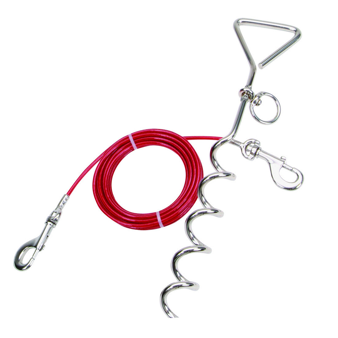 Coastal Titan Spiral Stake & 15' Heavy Tie Out Combo Up to 80 lbs. {L-1}769089 076484040689