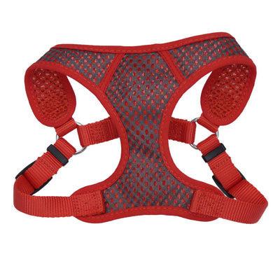 Comfort Soft Sport Wrap Adjustable Dog Harness Grey/Red XS 5/8in X 16-19in