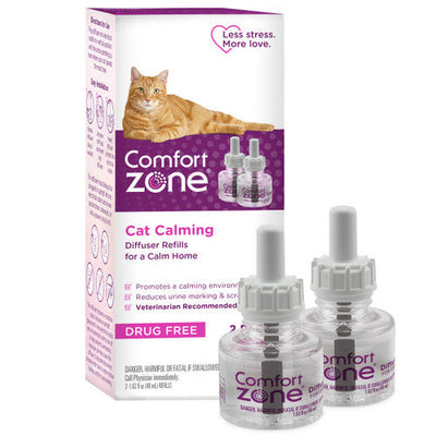 Comfort Zone Calming Diffuser Refill 2 Pack 48 ml 60 Day Use - Cat