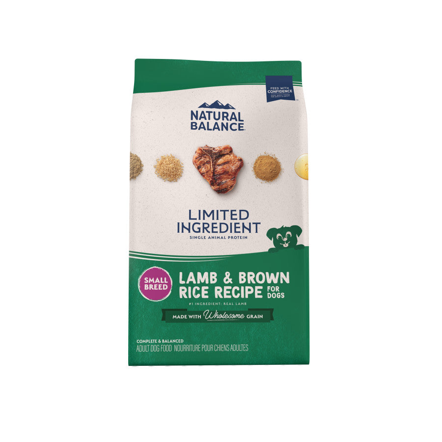 Natural Balance Limited Ingredient Small Breed Lamb & Brown Rice Dry Dog Food (4lb)