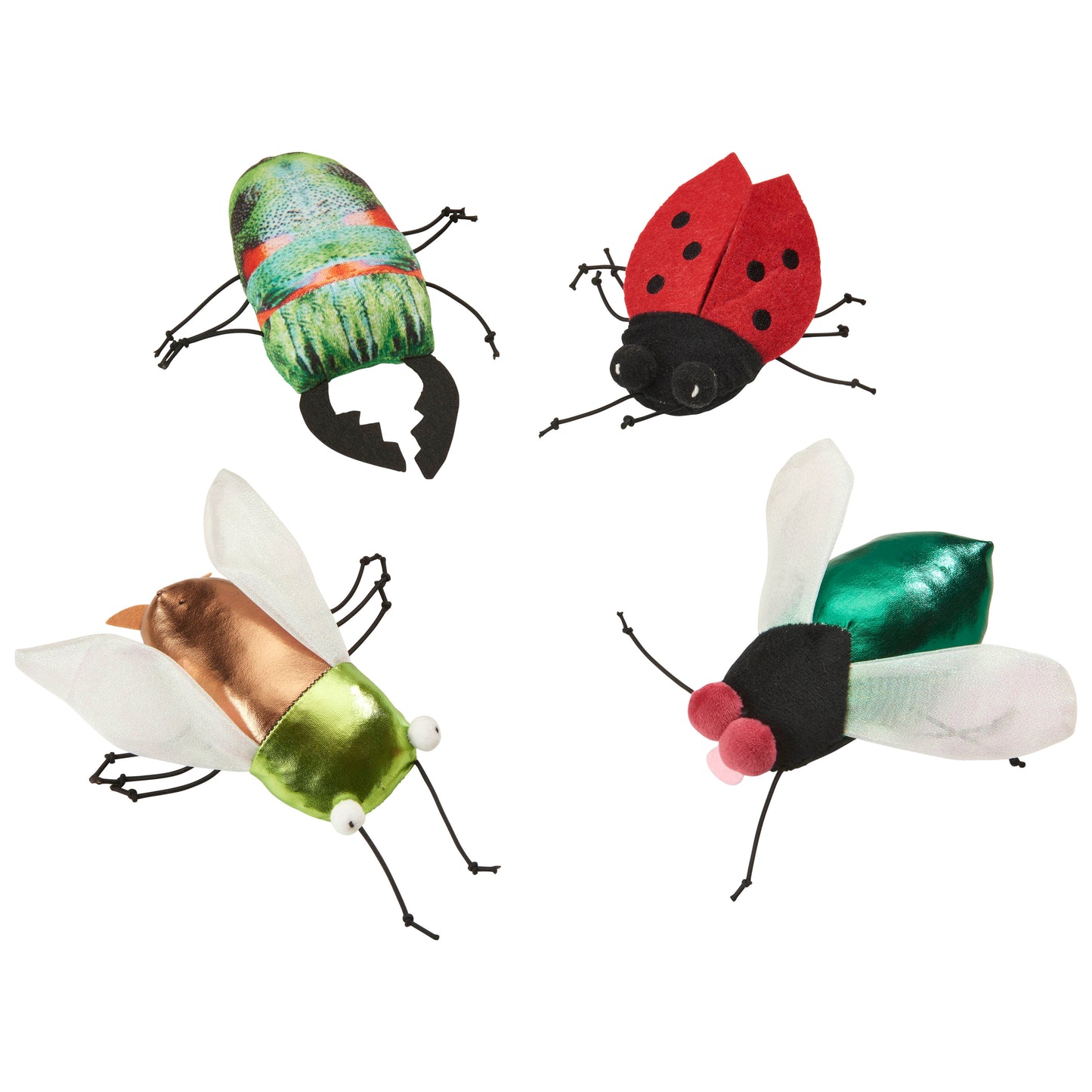 Spot Buzzing Insects Cat Toy Assorted Color 5 in 077234521915