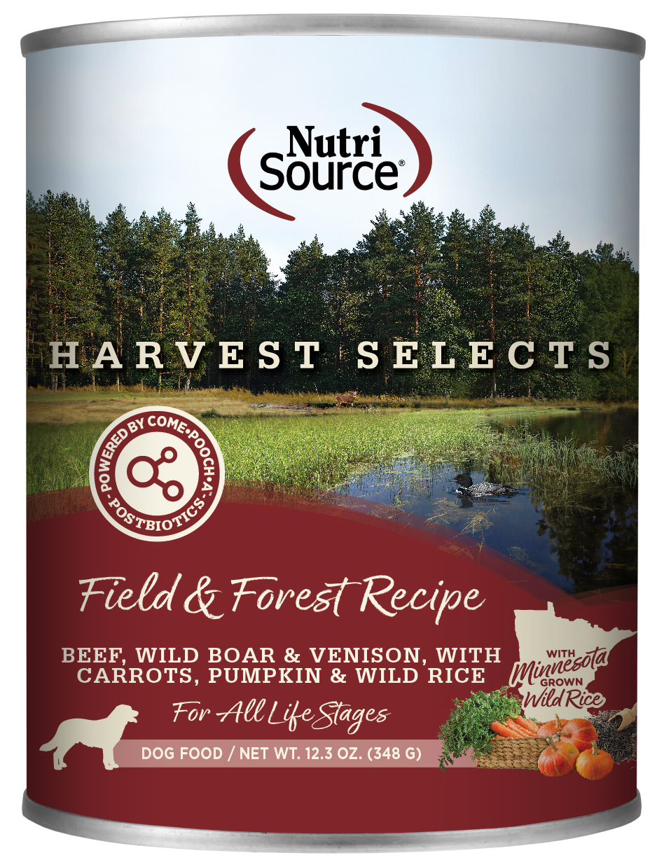 NutriSource Harvest Selects Canned Dog Food Field & Forest 12ea/12.3 oz 073893020400