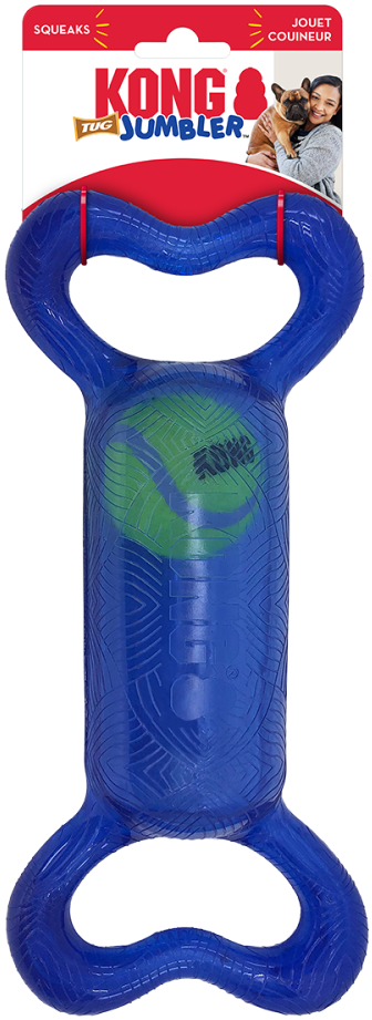 KONG Jumbler Tug Dog Toy Assorted Color Medium/Large 035585509440