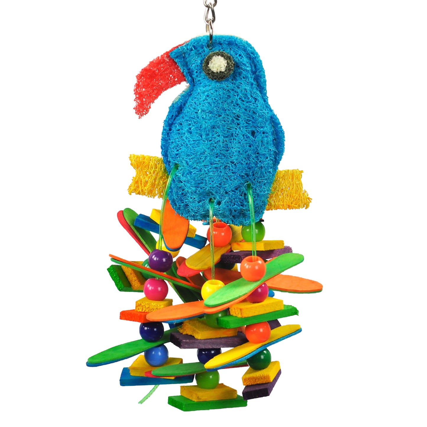 A & E Cages Happy Beaks Toucan Sam Bird Toy 644472009958