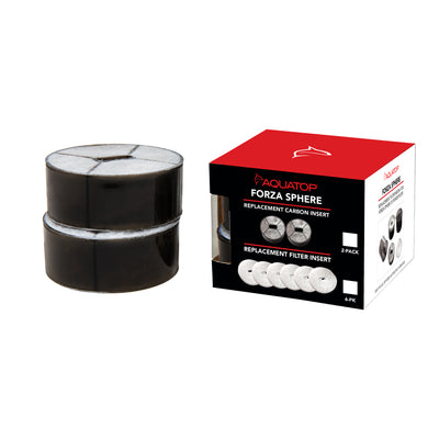 Aquatop Forza Sphere 30 Replacement Carbon Insert 2 pk 810146751113