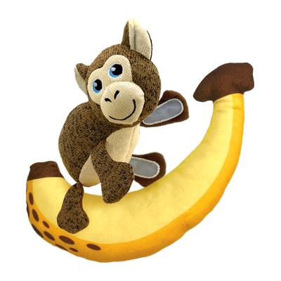 KONG Pull-A-Partz Pals Dog Toy Monkey Medium 035585499727