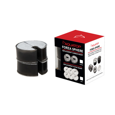 Aquatop Forza Sphere 10 Replacement Carbon Insert 2 pk 810146751052