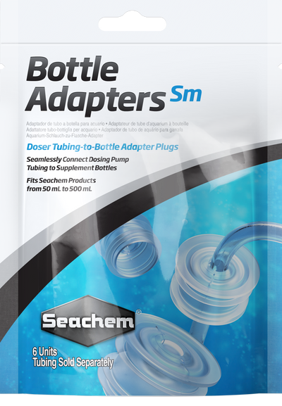Seachem Laboratories Bottle Adapters Doser Tubing-to-Bottle Adapter Plugs Small 000116015233