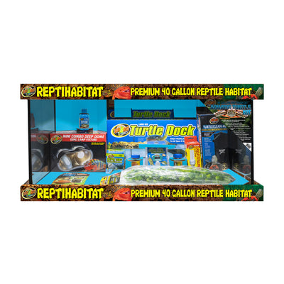 Zoo Med ReptiHabitat Premium Aquatic Turtle Kit 40 gal 097612091496