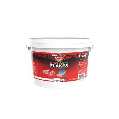 Omega One Super Color Flakes Fish Food 12 oz 698220916814