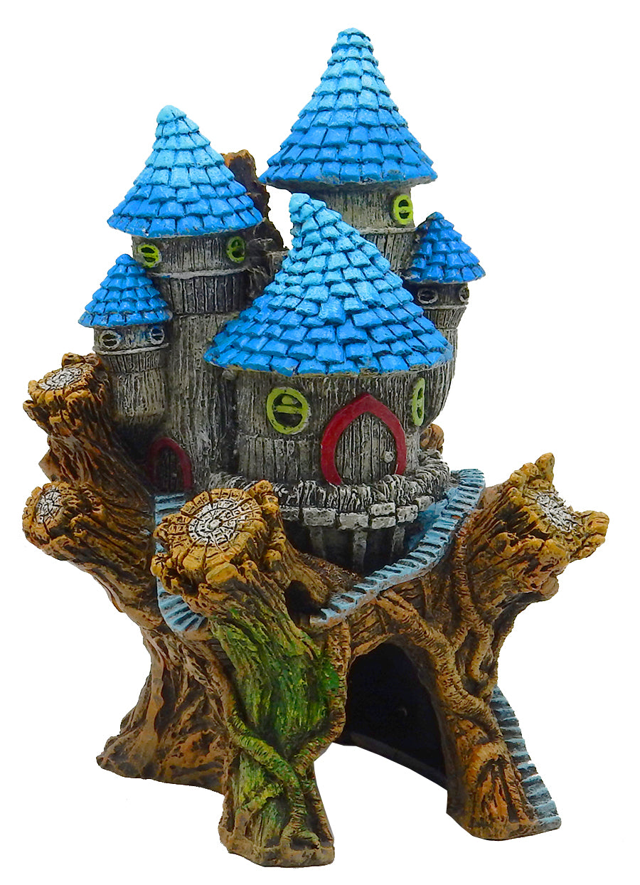 Blue Ribbon Pet Products Exotic Environments Fantasy Treehouse Hideaway Aquarium Ornament Small 030157020880