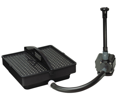 Danner Garden Pond 1500 Filter & Pump Kit Black 500 GPH