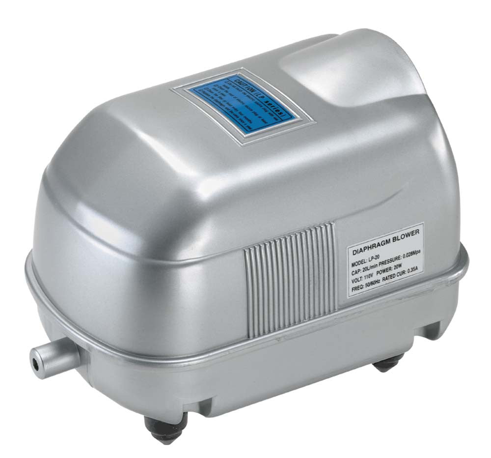 Danner Oxy-Flow AP-40 High Volume Aquarium Air Pump Silver