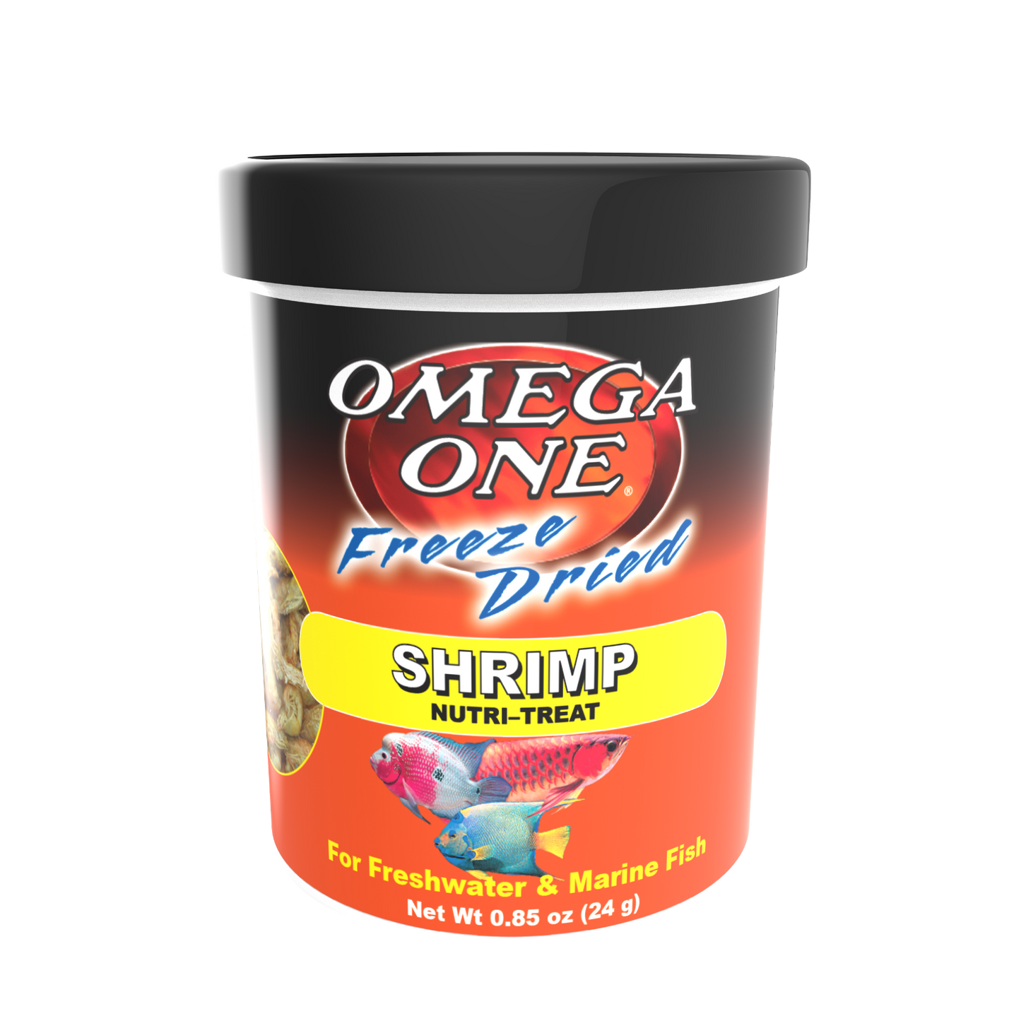 Omega One Freeze Dried Shrimp Fish Food .85 oz 698220003118
