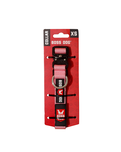 Boss Dog Tactical Adjustable Dog Collar Pink X-Small, 11-14 in 860011480440