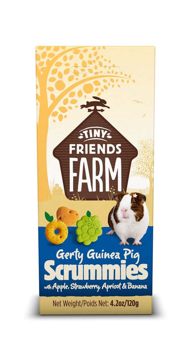 Tiny Friends Farm Gerty Guinea Pig Scrummies Treats 4.2 oz 730582205530