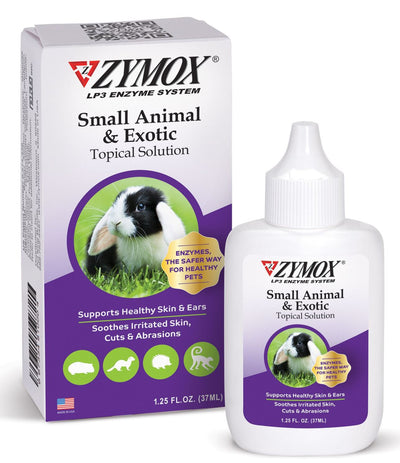 Zymox Small Animal & Exotic Topical Solution 1.25 oz 667334431254