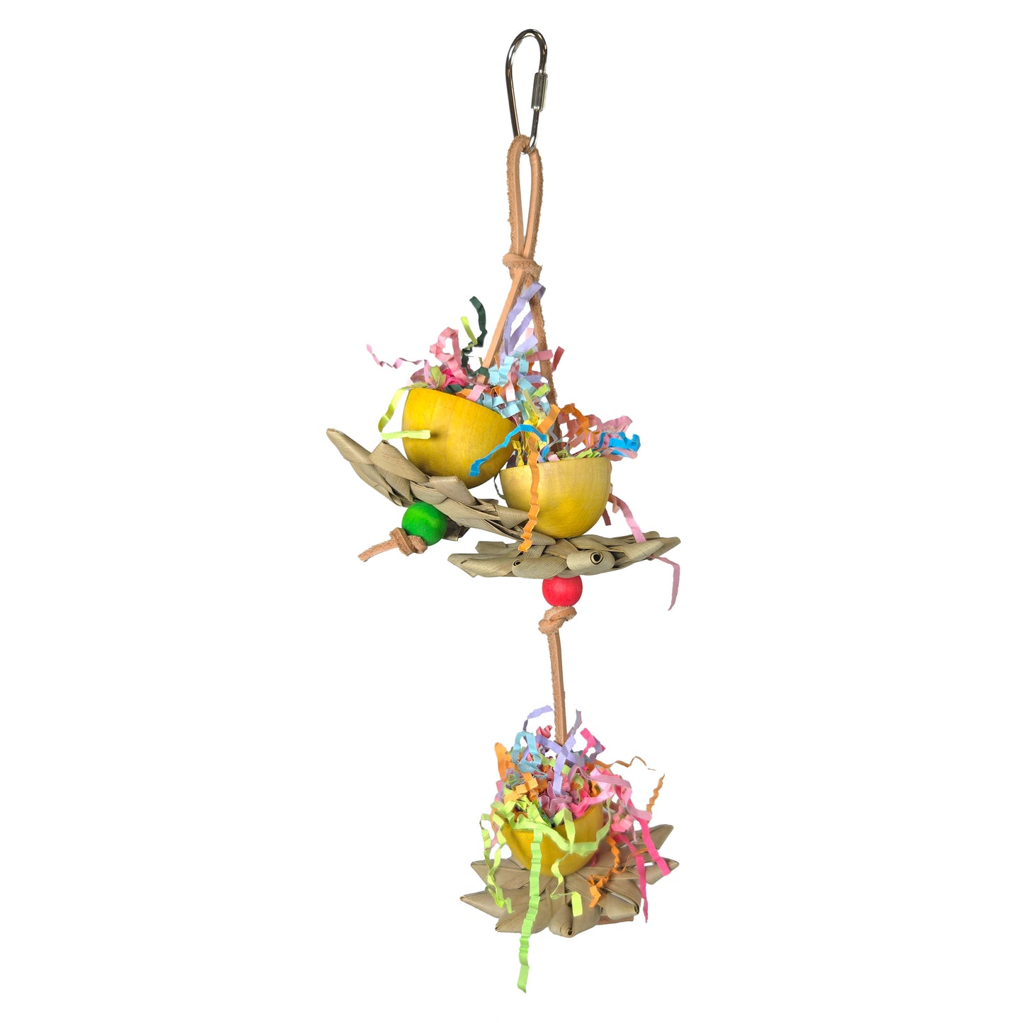 A & E Cages Happy Beaks Dazzling Daisies Hanging Bird Toy 644472991796