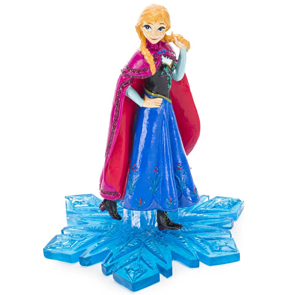 Disney Frozen Anna Resin Ornament Blue/Pink 4.5in LG