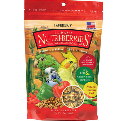 Lafeber Company El Paso Nutri-Berries Small Bird Food 10 oz 041054821401