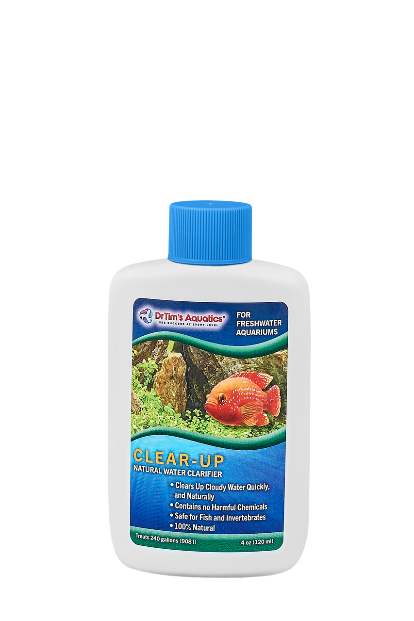 Dr. Tim's Aquatics Clear-UP Natural Water Clarifier for Freshwater Aquarium 4 fl. oz