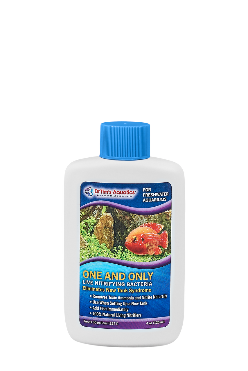 Dr. Tim's Aquatics One & Only Live Nitrifying Bacteria for Freshwater Aquariums 4 fl. oz