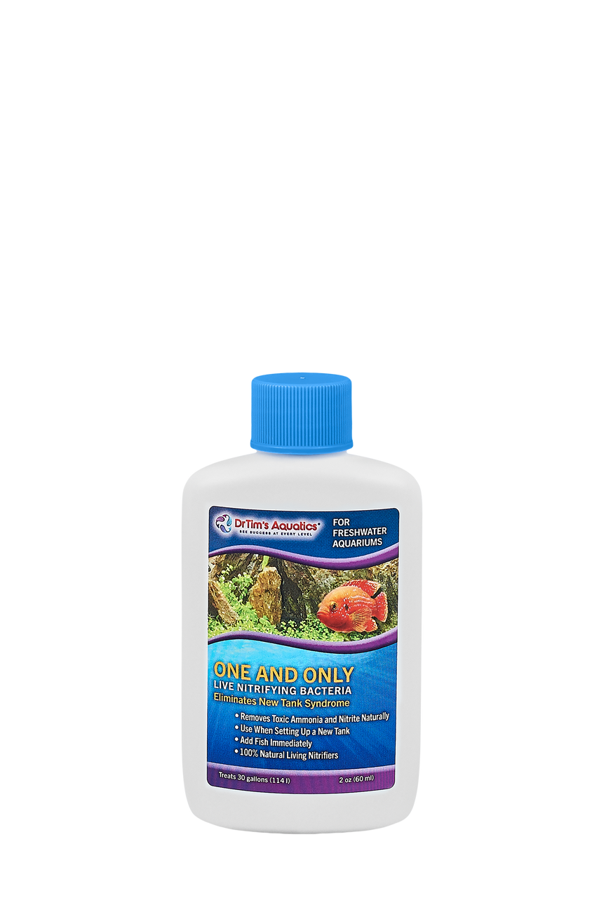 Dr. Tim's Aquatics One & Only Live Nitrifying Bacteria for Freshwater Aquariums 2 fl. oz