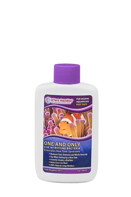 Dr. Tim’s Aquatics One & Only Live Nitrifying Bacteria for Reef Aquarium 4 fl. oz