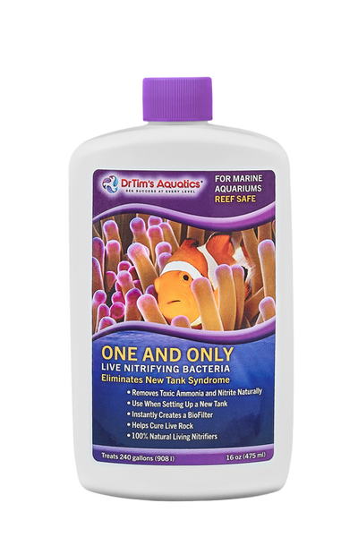 Dr. Timās Aquatics One & Only Live Nitrifying Bacteria for Reef Aquarium 16 fl. oz