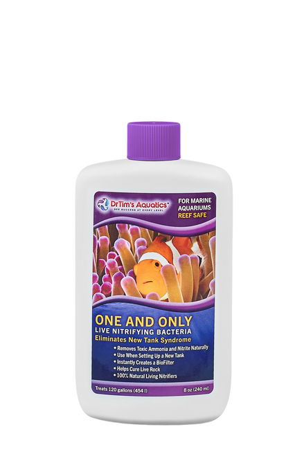 Dr. Tim’s Aquatics One & Only Live Nitrifying Bacteria for Reef Aquarium 8 fl. oz