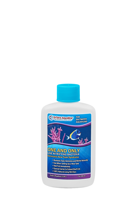 Dr. Timās Aquatics One & Only Live Nitrifying Bacteria for Saltwater Aquariums 2 fl. oz - Aquarium